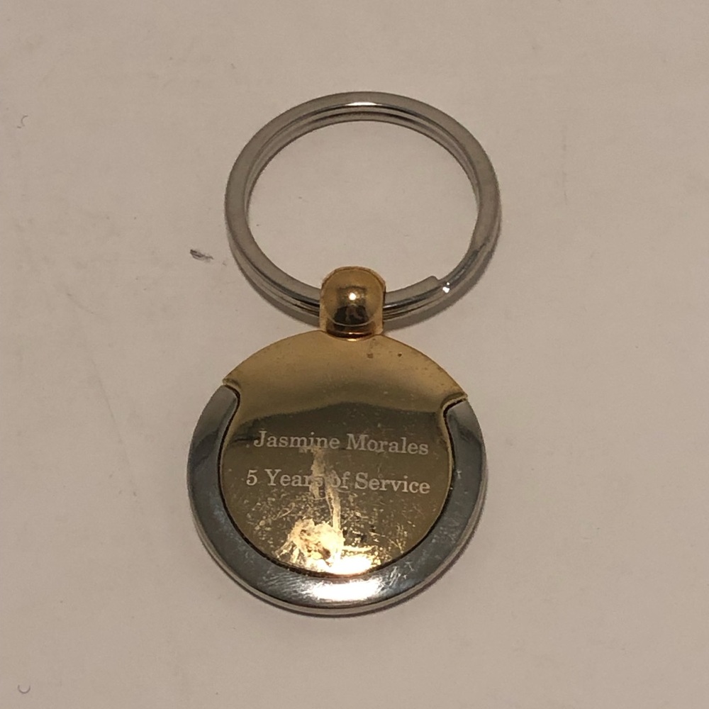 Gold and Silver Keychain